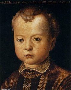 Garcia De' Medici — Agnolo Bronzino, Mannerist Portraiture