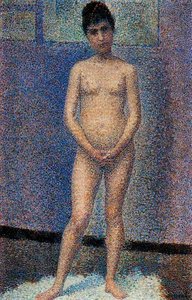 Modelo De Frente — Georges Seurat, Post-impressionism