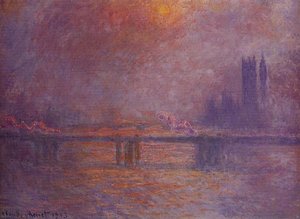 Charing Cross Bridge, The Thames — Claude Monet, Impressionism
