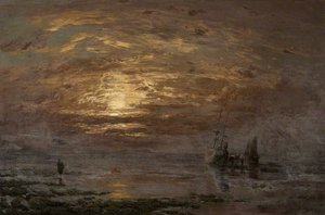 Solway Fishermen Crossing The Sands — David Farquharson