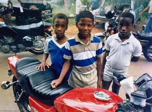 Three Boys And A Bike, From The Black Biker Series — Dan Williams