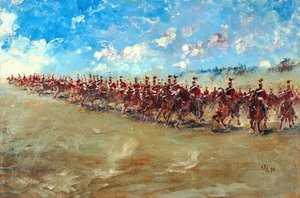 16th Lancers Advancing At A Gallop — Edward Matthew Hale