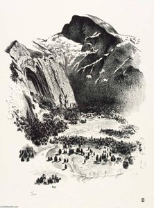 Half Dome, Yosemite Valley — Louis Lozowick