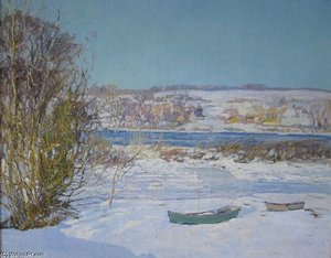 The Frozen Creek — Edward Willis Redfield