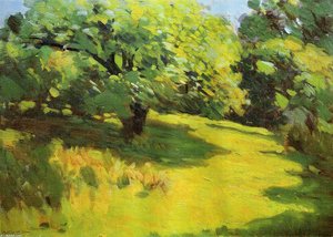 A June Morning (also Known As A View Of Ipswich, Massachusetts) — Arthur Wesley Dow, Impressionism