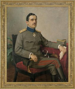 Portrait Of Aleksandar I Karađorđević — Uroš Predić, Realism