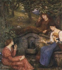 By A Clear Well — Marie Spartali Stillman