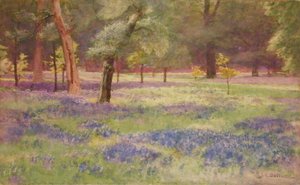 Bluebells At Kew — John Charles Dollman