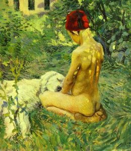 Boy With A Dog — Victor Borisov Mtov