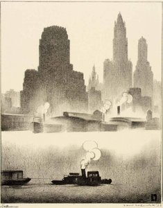 Dusk — Louis Lozowick