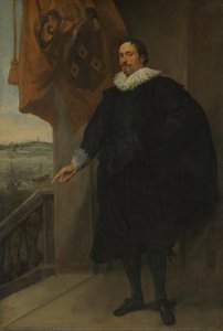 Portrait Of A Nobleman, Possibly Adriaan Van Der Borcht, Anthony Van Dyck, 1634 - C. 1635 — Sir Anthony Van Dyck, Baroque
