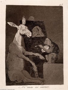 Ni Mas Ni Menos 1 — Francisco José De Goya Y Lucientes, Romanticism