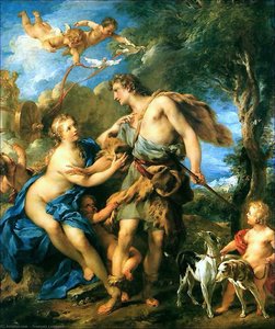 Venus And Adonis — François Lemoyne