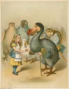 The Dodo Solemnly Presented The Thimble From Alice's — Sir John Tenniel, Romantic Illustration