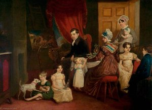 Portrait of the Artist and His Family in His Studio