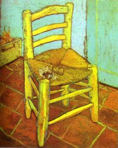 Vincent's Chair With Pipe — Vincent Willem Van Gogh, Post-impressionism