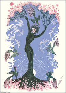 The Seasons, Spring — Erté