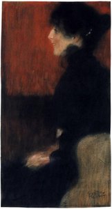 Portrait Einer Dame — Gustav Klimt, Jugendstil
