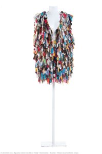 Rooster - Mixed Recycled Fabric Strips — Águeda Isabel Ruiz De La Prada Y Sentmenat