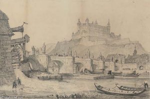 The Charles Bridge, Prague — Samuel Prout