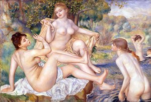 The Large Bathers — Pierre-auguste Renoir, Impressionism