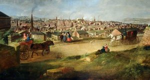View of Sheffield from Shrewsbury Road
