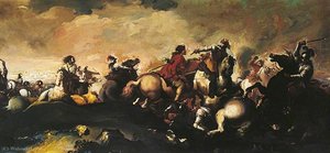 Battle Scene — Antonio Maria Marini