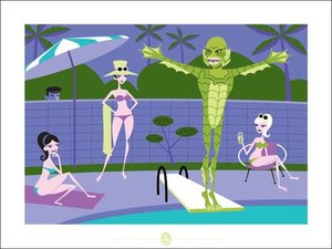 The Creature From The Black Lagoon — Josh Agle (shag)