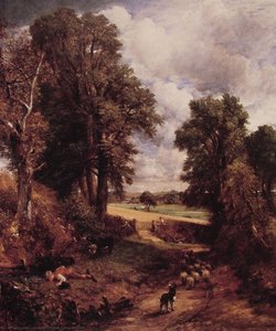The Cornfield — John Constable, Romantic Landscape Painting