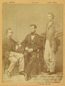 Lincoln & His Secretaries, Nicolay & Hay — Alexander Gardner