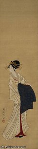 Standing Courtesan — Chobunsai Eishi