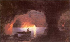 Azure Grotto, Naples — Ivan Konstantinovich Aivazovsky