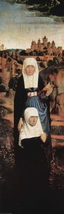 Praying Donor With Saints — Memling, Hans