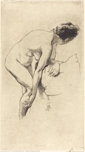Nude Holding Her Leg — Paul Albert Besnard