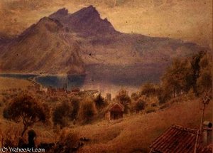 Pilatus from Stanstadt, Switzerland