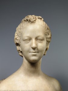 Madame De Pompadour (detail) — Žan-batist Pigal