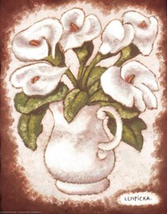 Vase With Arums — Tamara De Lempicka