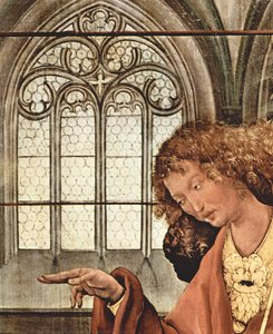 The Annunciation (detail) — Matthias Grünewald