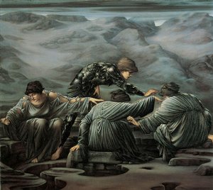 Perseus And The Graiae — Edward Coley Burne-jones