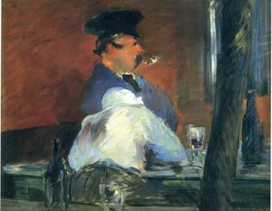 In The Bar ''le Bouchon'' — Édouard Manet, Impressionism