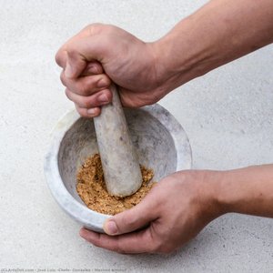 Mashed almond