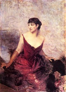 Countess De Rasty Seated In An Armchair — Giovanni Boldini