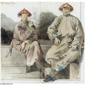 Van Tagin's Page With Another Mandarin Attendant — William Bill Alexander