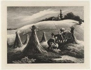 Loading Corn — Thomas Hart Benton