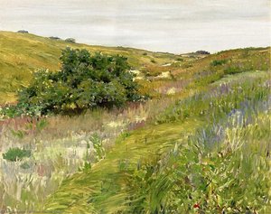 Landscape, Shinnecock Hills — William Merritt Chase, American Impressionism