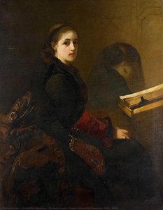 The Interrupted Prayer, Christoffel Bisschop, 1850 - 1904