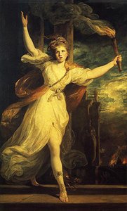 Thais Of Ahens With Tourch — Sir Joshua Reynolds