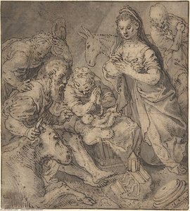 Adoration Of The Shepherds — Joachim Beuckelaer