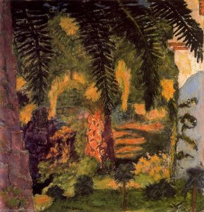 The Palm Tree At Cannet — Pierre Bonnard