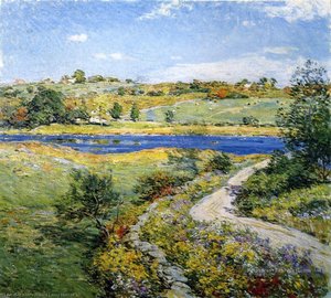 Autumn Roadside — Willard Leroy Metcalf